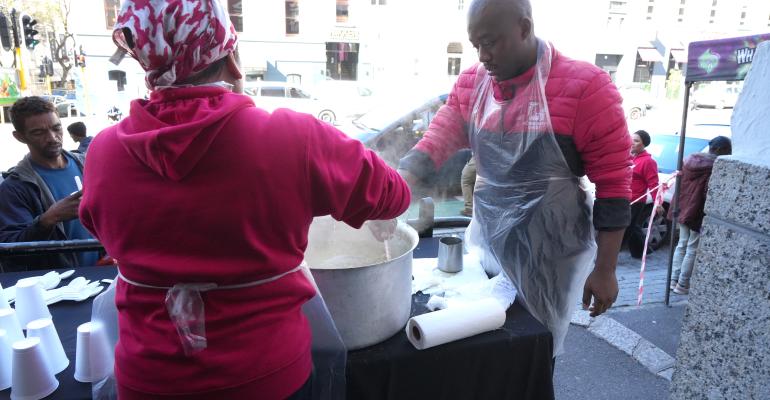 Community Chest Mandela month soup kitchen