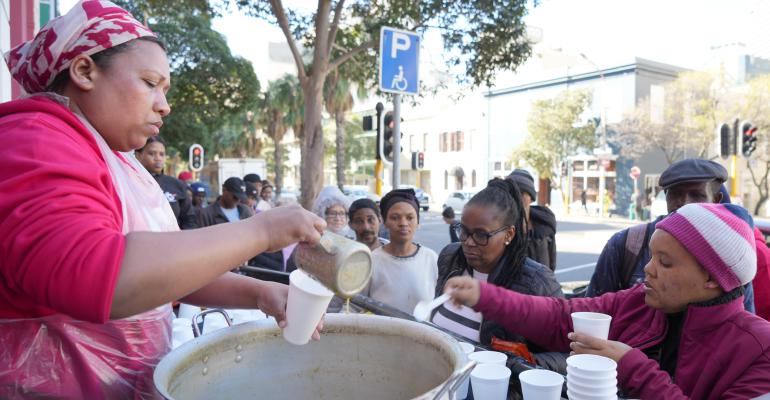 Community Chest Mandela month soup kitchen