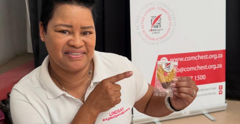 Sanitary towels handover