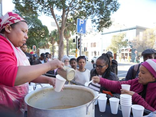Community Chest Mandela month soup kitchen